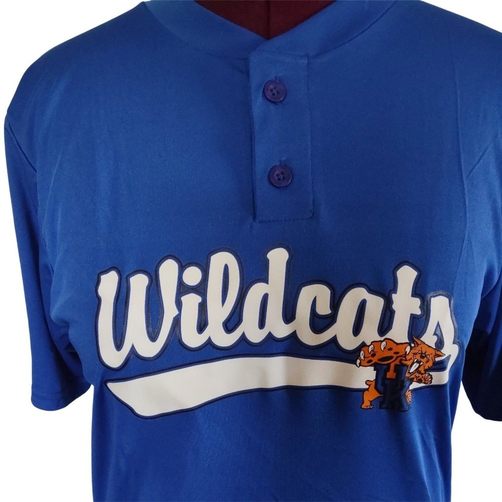 NWT Holloway KENTUCKY WILDCATS Go Cats NCAA 2 Button Jersey Shirt Adult M